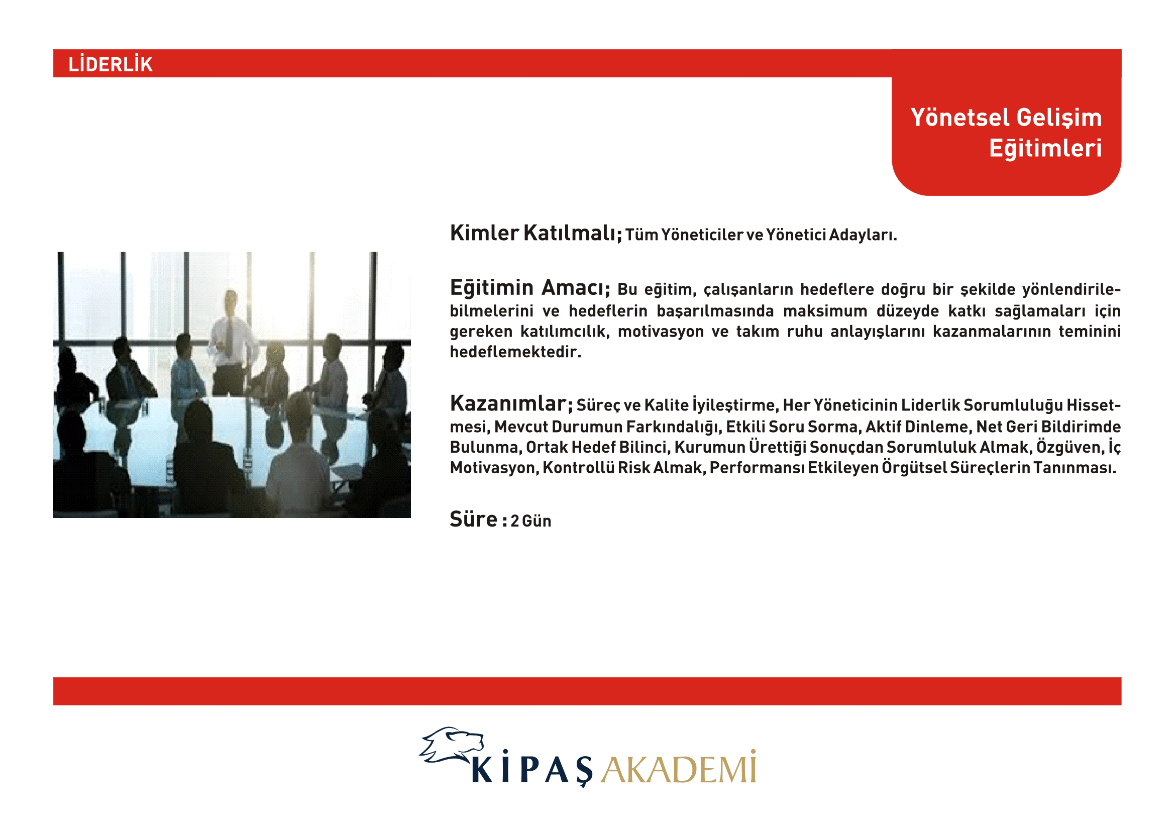 2018 Eğitim Kataloğu